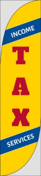 Picture of Income Tax 877525684 - 15.5ft Feather Flag