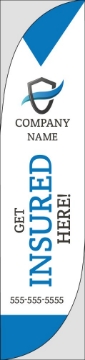 Picture of Insurance 01 - 15.5ft Feather Flag