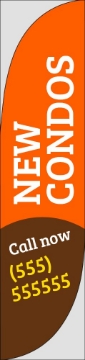 Picture of New Condos 1 - 15.5ft Feather Flag