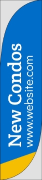Picture of New Condos 2 - 15.5ft Feather Flag