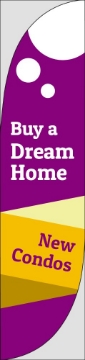 Picture of New Condos 5 - 15.5ft Feather Flag