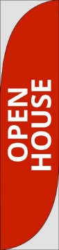 Picture of Open House 3 - 15.5ft Feather Flag