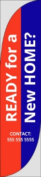 Picture of Real Estate-NewHome-04 - 15.5ft Feather Flag