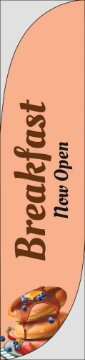 Picture of Restaurant_Breakfast_01 - 15.5ft Feather Flag
