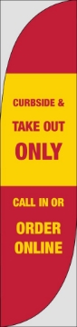 Picture of Take Out 7 - 15.5ft Feather Flag