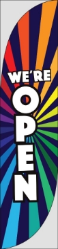Picture of We're Open 873474674 - 15.5ft Feather Flag