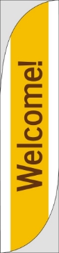Picture of Welcome 2 - 15.5ft Feather Flag