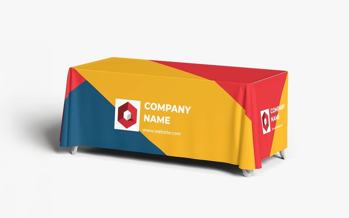 Picture of 6ft Closed Back Tablecloth PFF