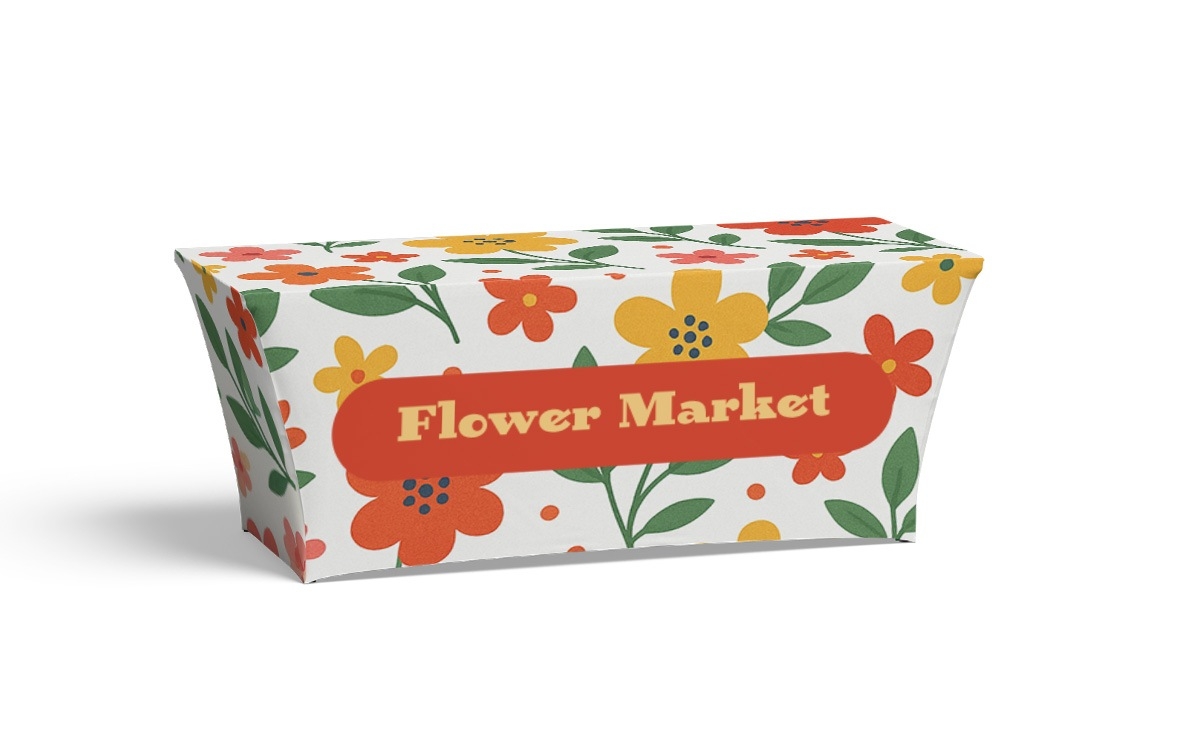 Picture of 6ft Open Back Stretch Tablecloth PFF