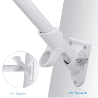 Picture of Adjustable Aluminum Flagpole Bracket