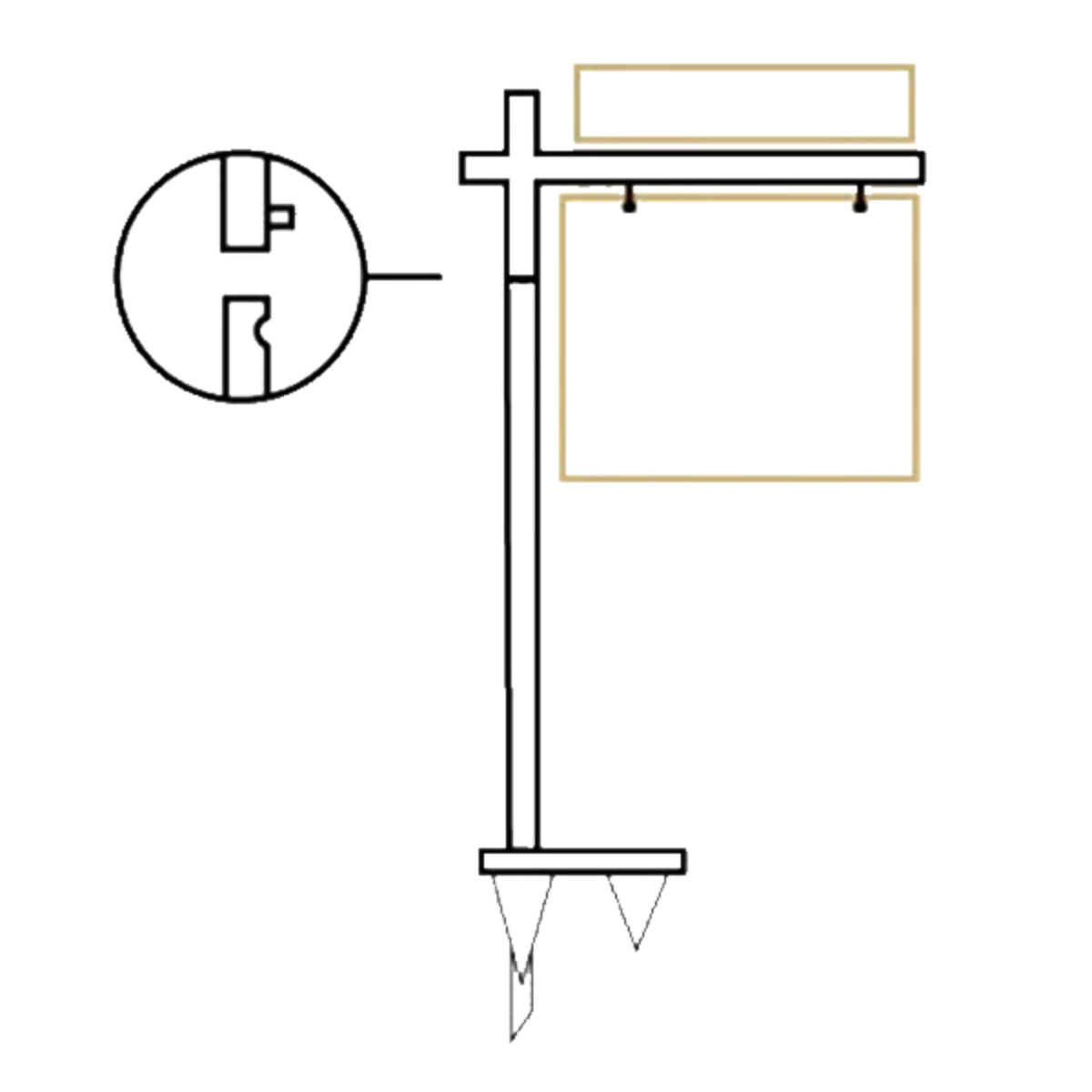 64" Straight Arm Post Template Customization