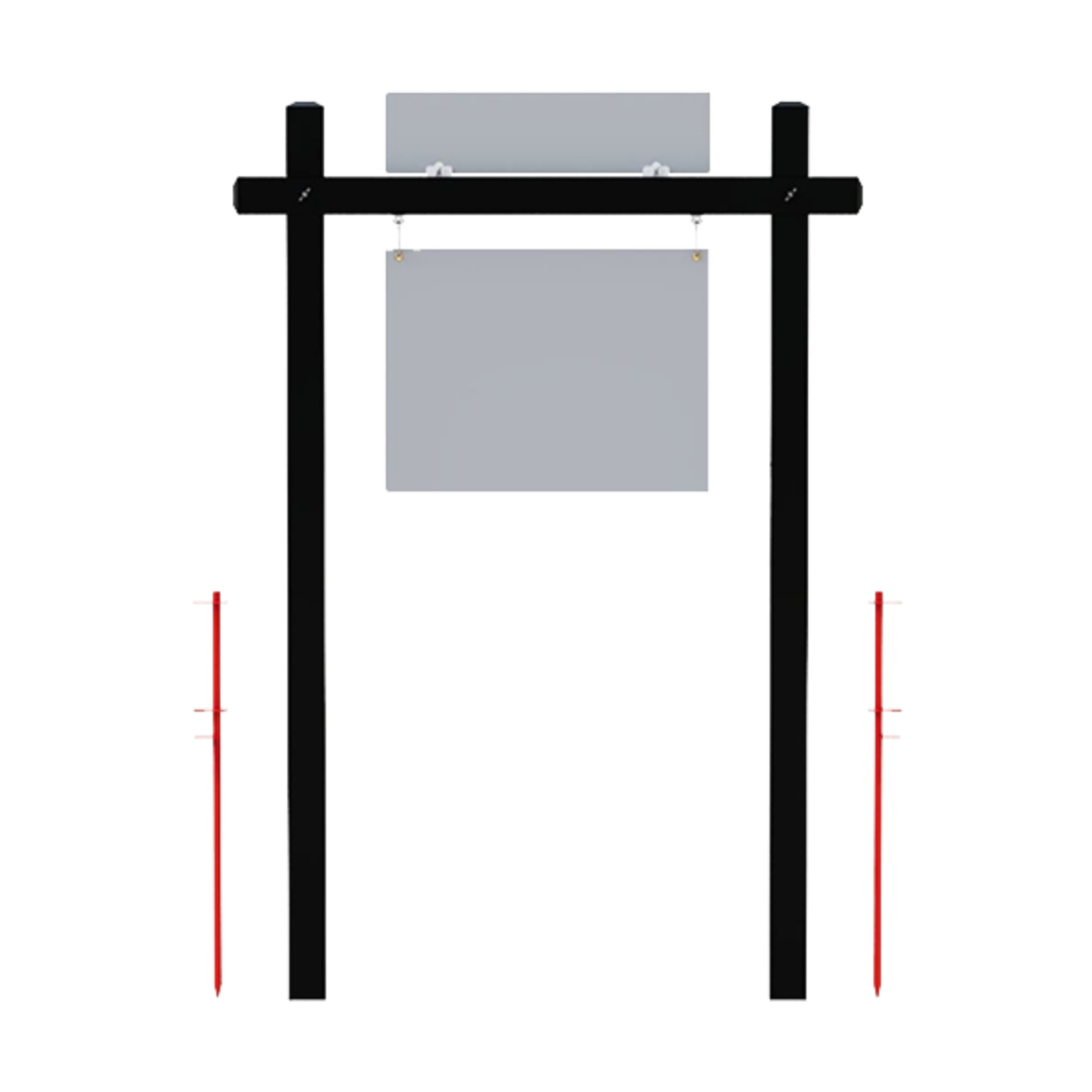 Double Aluminum Post Template Customization