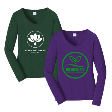 Show details for Port & Company® Women’s Long Sleeve Fan Favorite V-Neck Picture of Port & Company® Women’s Long Sleeve Fan Favorite V-Neck