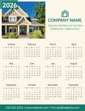 Picture of Real Estate Postcard Magnet 8 - Vertical