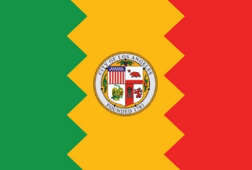 Picture of Los Angeles, CA Flag- 4x6