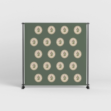Show details for Repeating Logo 10 - 8ft x 8ft Picture of Repeating Logo 10 - 8ft x 8ft
